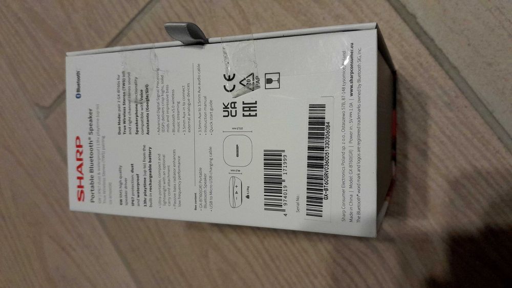 Głośnik bluetooth sharp