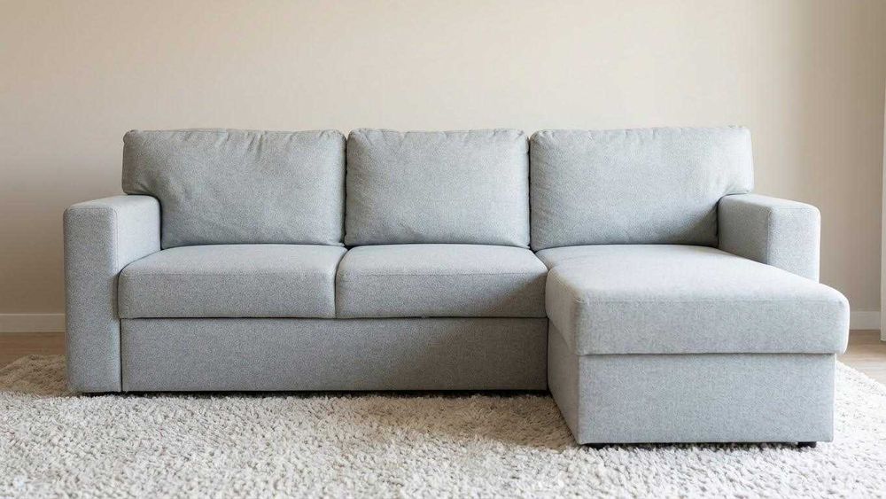 Sofá-Cama com Chaise e Arrumação | Excelente Estado | IKEA BÄRSLOV