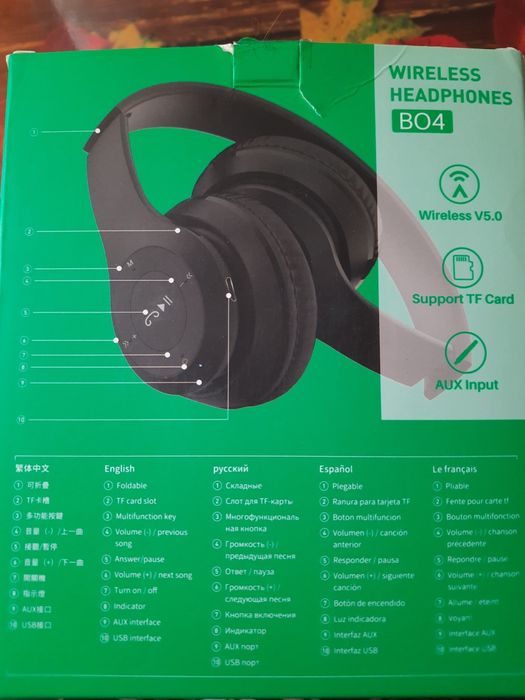 Бездротові Bluetooth навушники Borofone B04 чорні