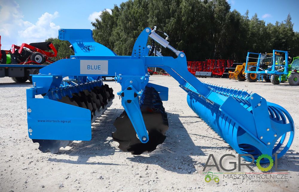 Brona talerzowa ciężka Inter-tech 3m 2000 KG! REGULOWANY KĄT PRACY !