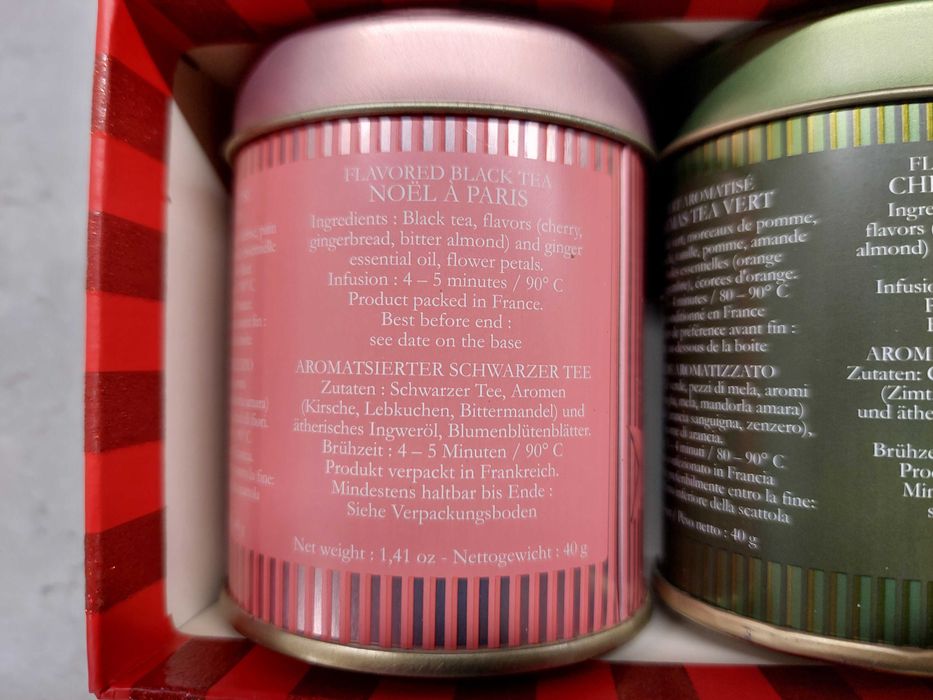 Zestaw Świąteczny - Herbata Dammann Freres + Świeczki Sojowe YUSH