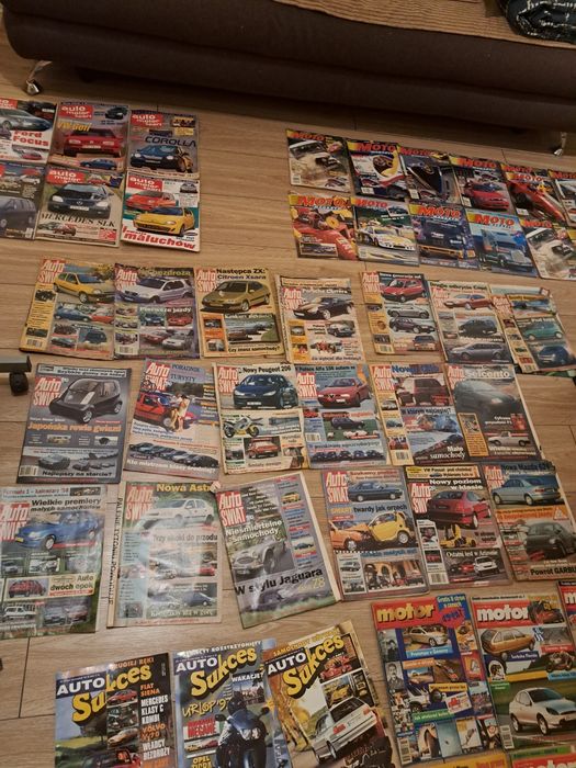 Czasopisma Motoryzacyjne Różne Lata