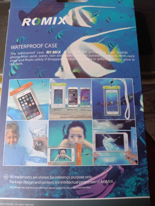 Водонепроницаемый чехол для телефона Romix