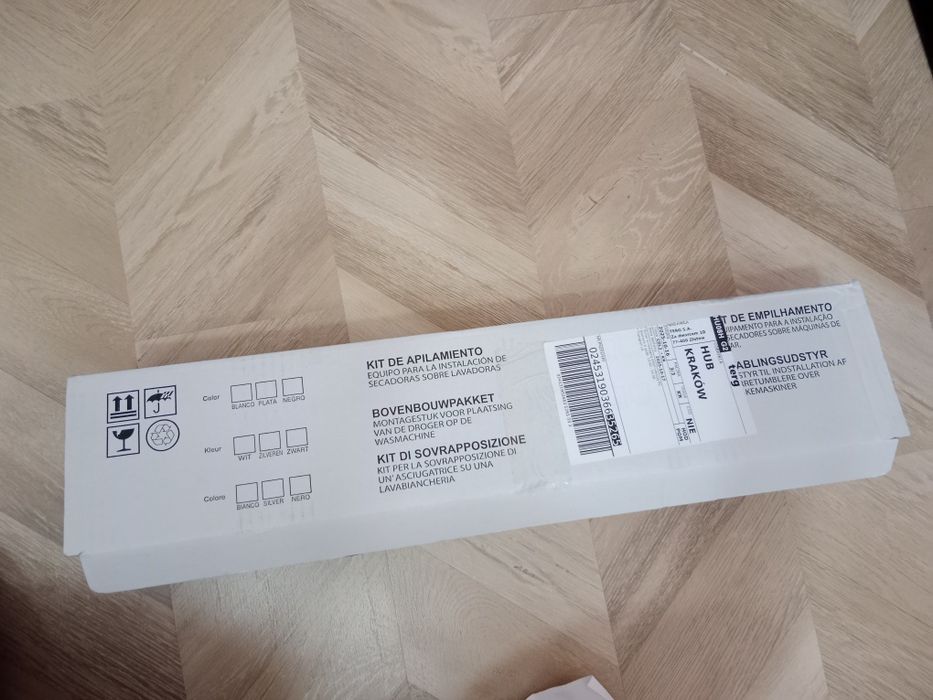 Łącznik pralka + suszarka Beko Srebrny Nowy