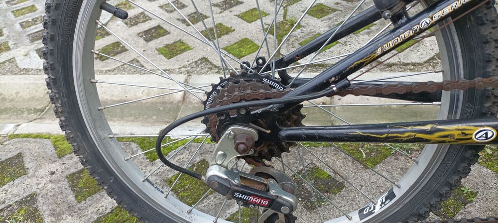 Rowerek Author 20 cali ala BMX z przerzutkami SHIMANO