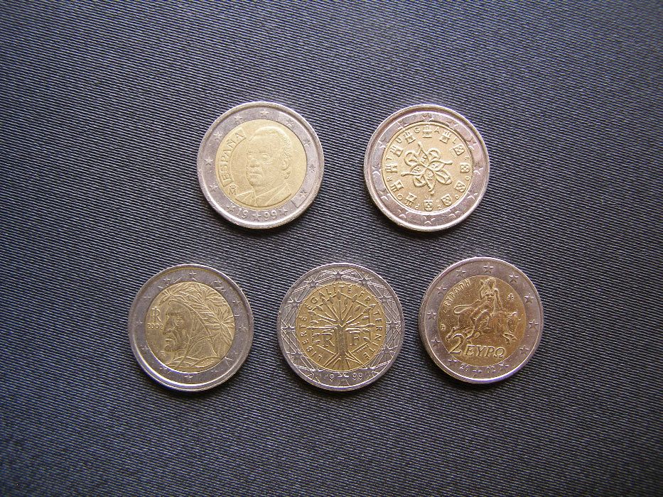 moedas correntes 2 EURO
