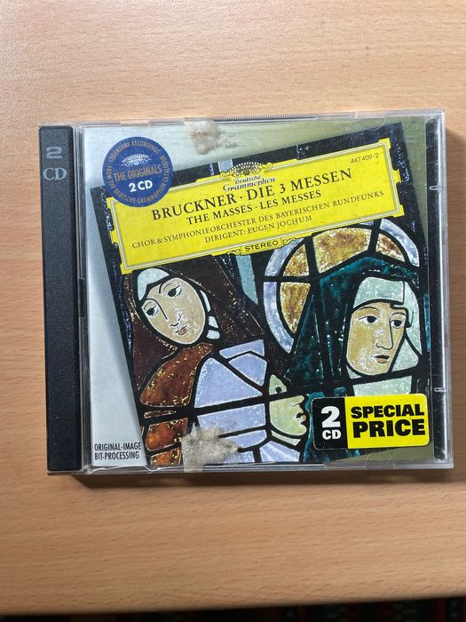 CD duplo Bruckner: Die Drei Messen