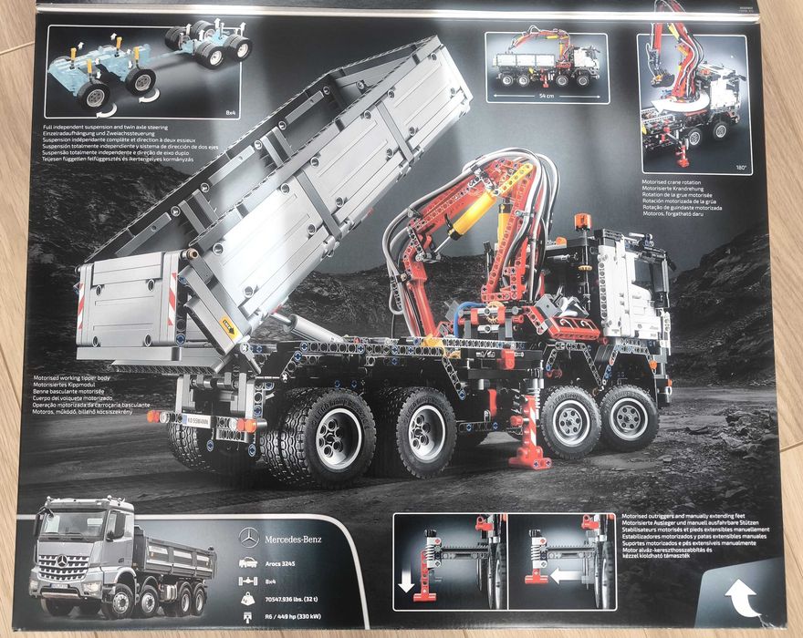 LEGO Technic 42043 Mercedes-Benz Arocs Oryginalne