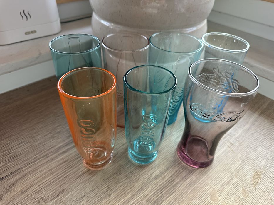 Zestaw szklanek coca cola szklanki kubki zestaw