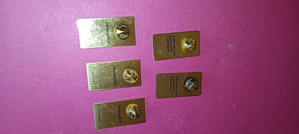 5 Antigos Pins Pokémon do ano 2000