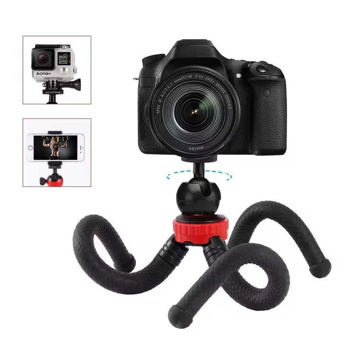 Przenośny statyw elastyczny ośmiornica monopod Selfie Stick