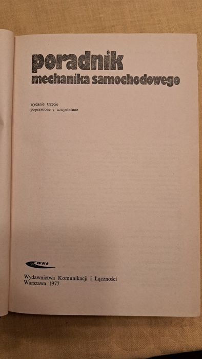 Poradnik Mechanika Samochodowego