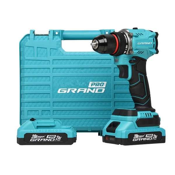 Акумуляторний шурупокрут Grand ДА-20/2 UBL PRO (безщітковий, ударний)