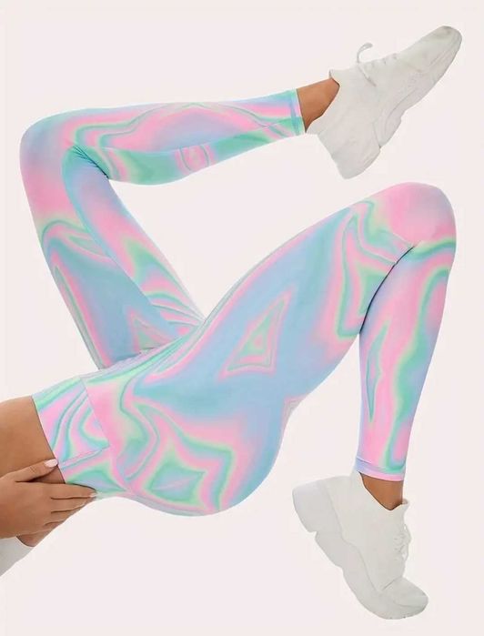 Legginsy sportowe pięknyj wzór