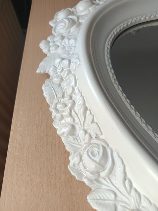 Lustro ceramiczne owalne