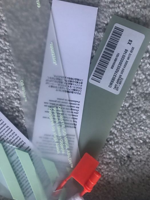 Off white bluza biała unisex