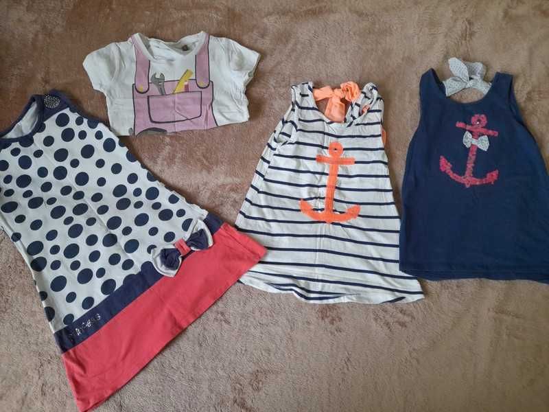 Paka ubrań dla dziewczynki 128