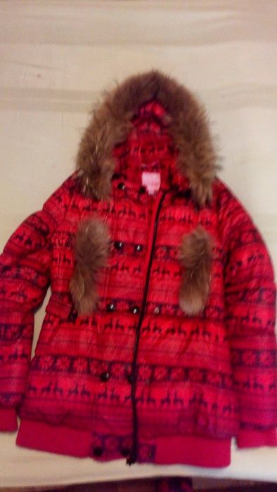 Куртка зимняя для девочки подростка