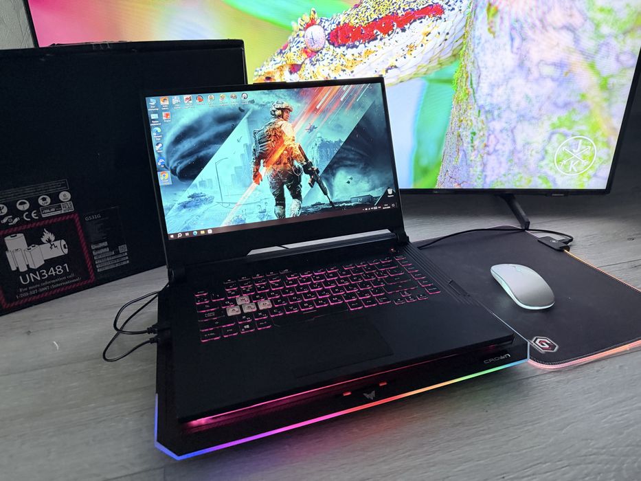 Ігровий ноутбук Asus ROG STRIX і5 GTX відео GeForce GTX  128 bit для геймерів< підсвітка, коробка