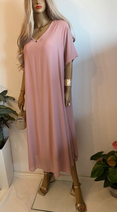 Sukienka plus size 4xl 5xl  elegancka wieczorowa lato