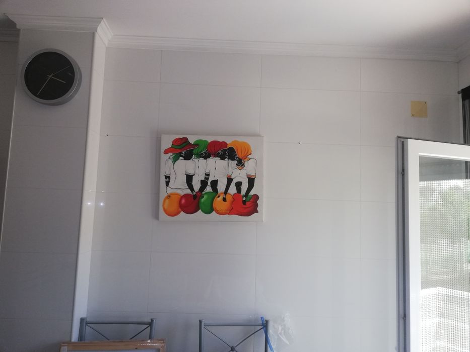 Quadro pintado à mão