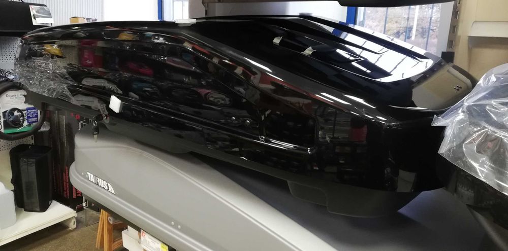 włoski bagażnik boks box dachowy Modula Evo 470 litrów jakość Thule