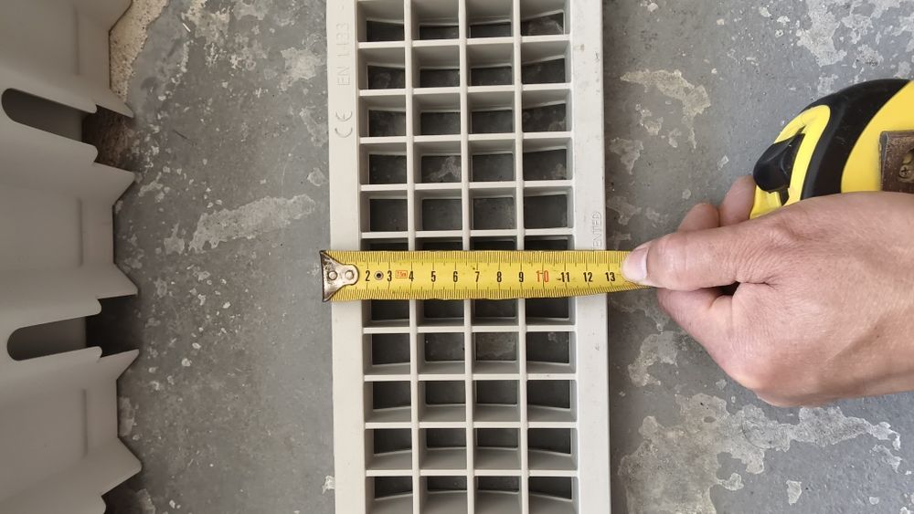 Canal com grelha PLÁSTICO C100xL13xA10cm Nove