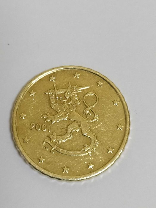 Moeda 10 ct Fi 2001