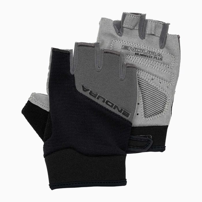 Rękawiczki rowerowe dziecięce Endura Hummvee Plus Junior black / grey