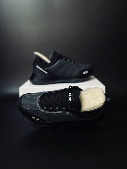 Термо кроссовки Salomon на меху Ватерпруф не поомокают, зимние кросовк