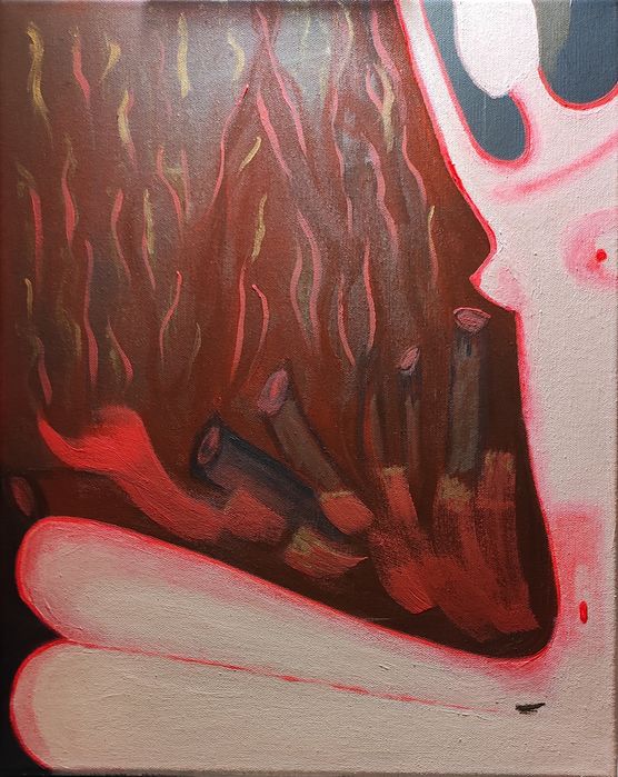 Akt abstrakcyjny ,kobiecy nowoczesny