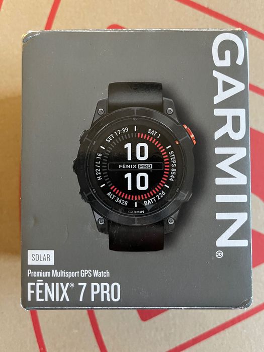 Garmin fenix 7 Pro Solar 47mm GPS Czarny Nowy