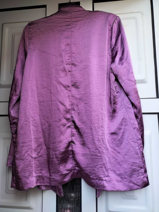 Blazer feminino acetinado lilás Lefties S