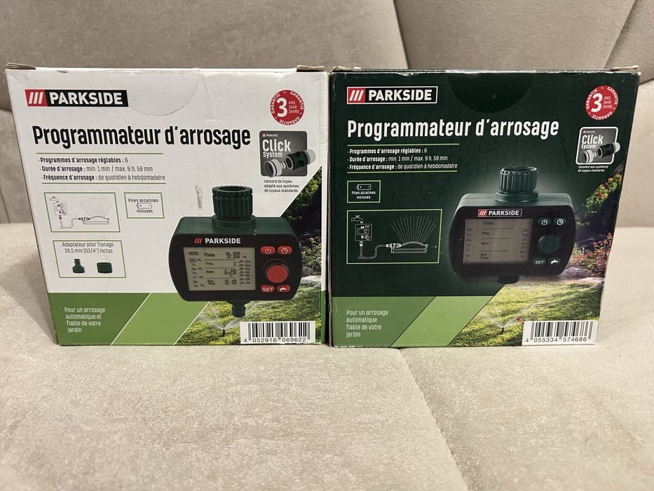Цифрові таймери для поливу Parkside та Ferm(Німеччина) ,лічильники води поливу