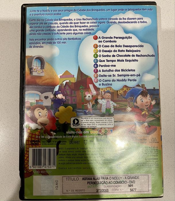 Filme - Abram Alas para o Noddy - A grande perseguição a