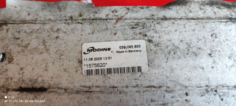 Intercooler Lewy Przód VW Passat B5 2.5 Q Manual 02 Blask Gołdap