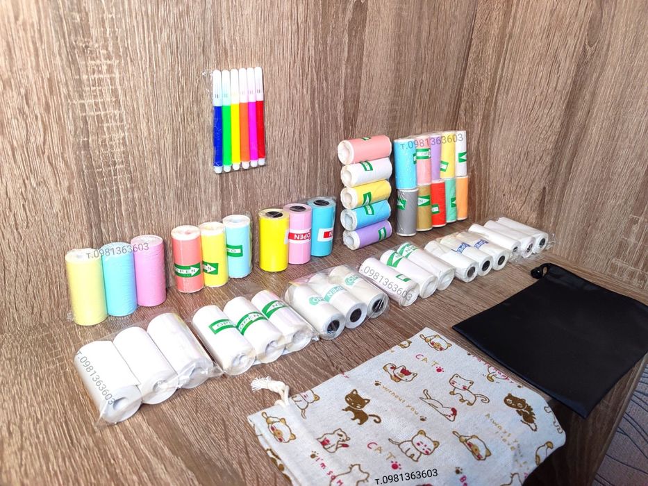 Клейкий папір для міні принтера папір для дитячого термопринтера