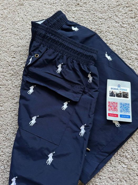 Шорты Polo Ralph Lauren монограммные плащевка