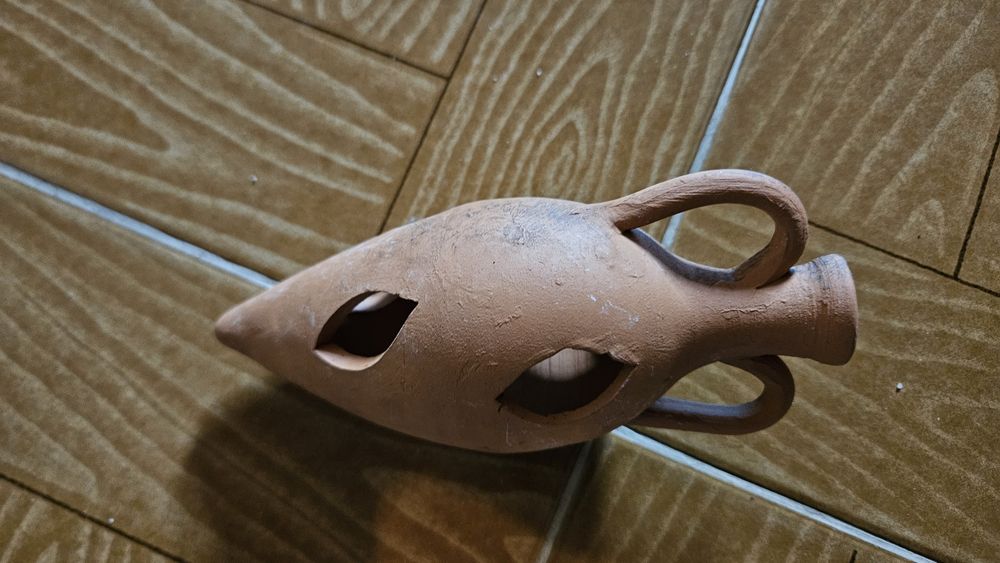Jarra de Barro para decoração de Aquário