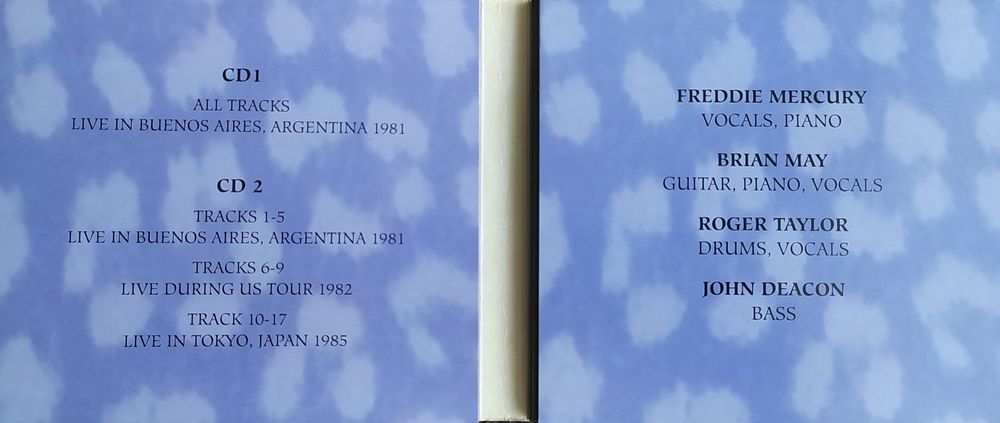 Queen Don't cry for me 2CD