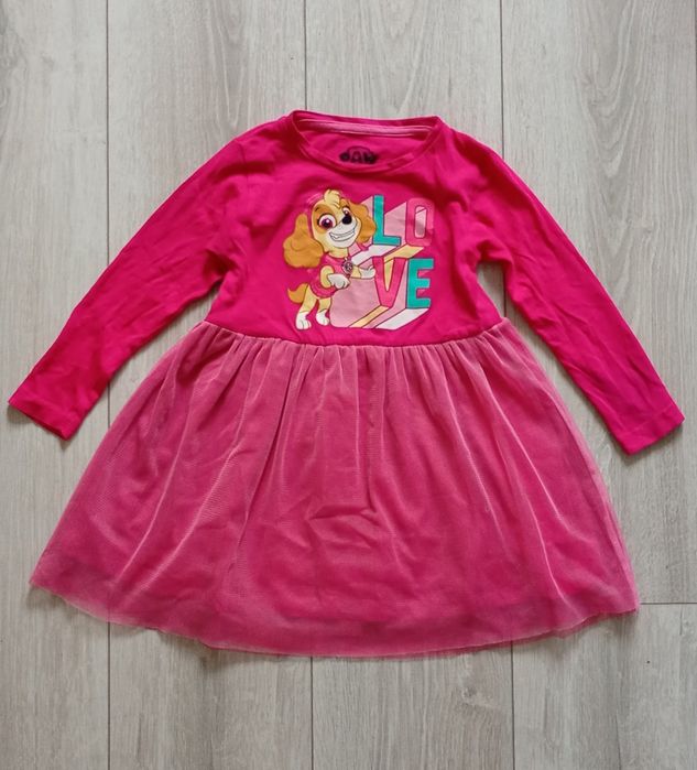 Różowa sukienka Psi Patrol 98/104