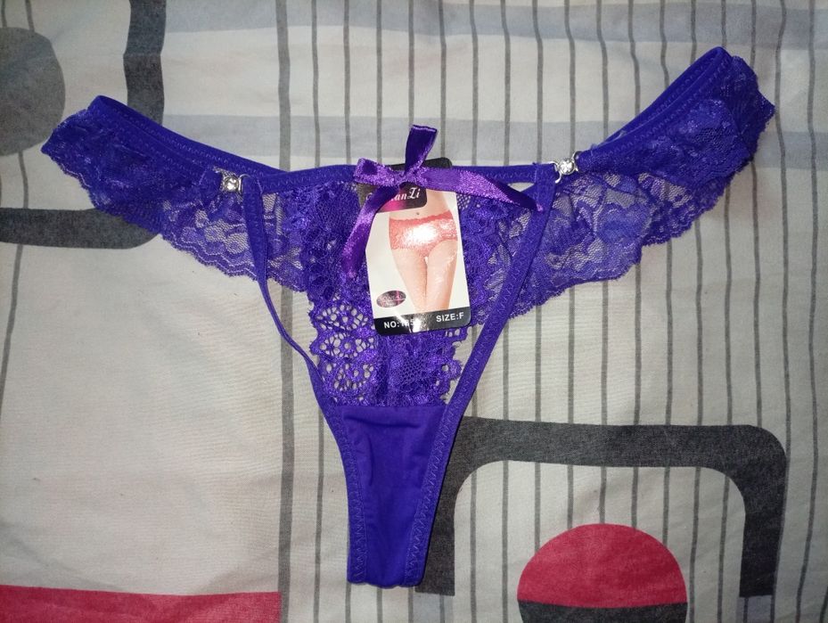 Majtki Stringi Fiolet