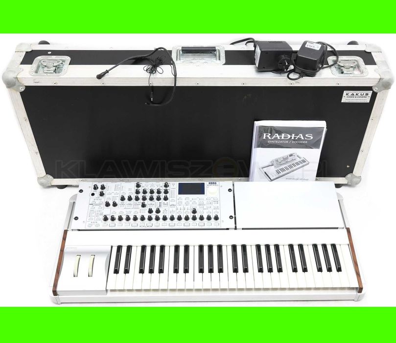 KORG RADIAS Keyboard + CASE -  (MODUŁ + KLAWIATURA) Syntezator / Vocoder z syntezą MMT