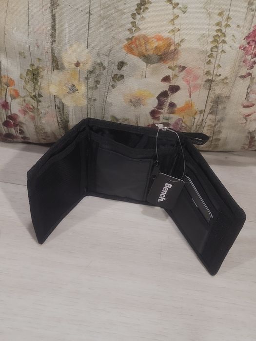 Portfel Bench granatowo czarny