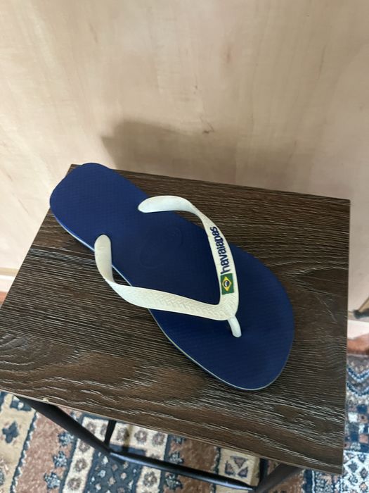 Синій - Havaianas В'єтнамки з логотипом Brasil