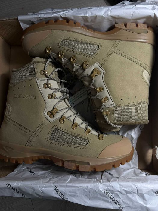 Piaskowe buty trekkingowe LOWA ELITE DESERT r 46 - nowe