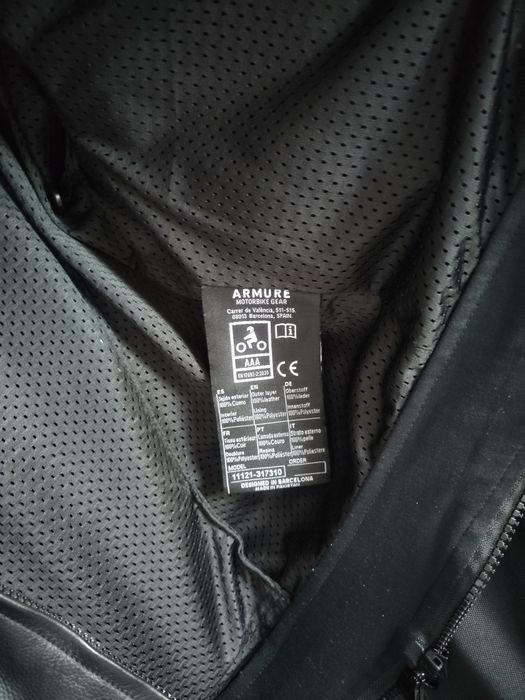 Casaco de mota Armure Hamo Leather