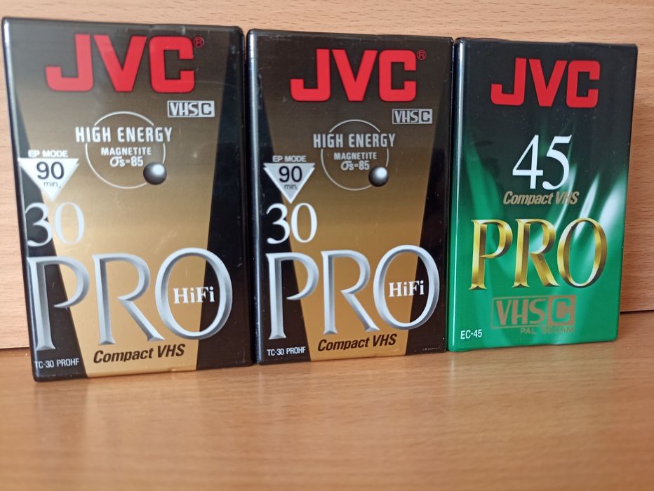 Cassete vídeo TDK JVC VHS-C