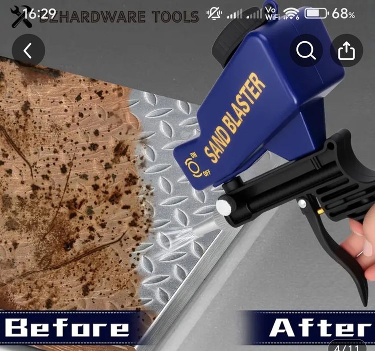 Pistolet do piaskowania