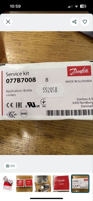 Termostato Danfoss 077B7008 - NOVO